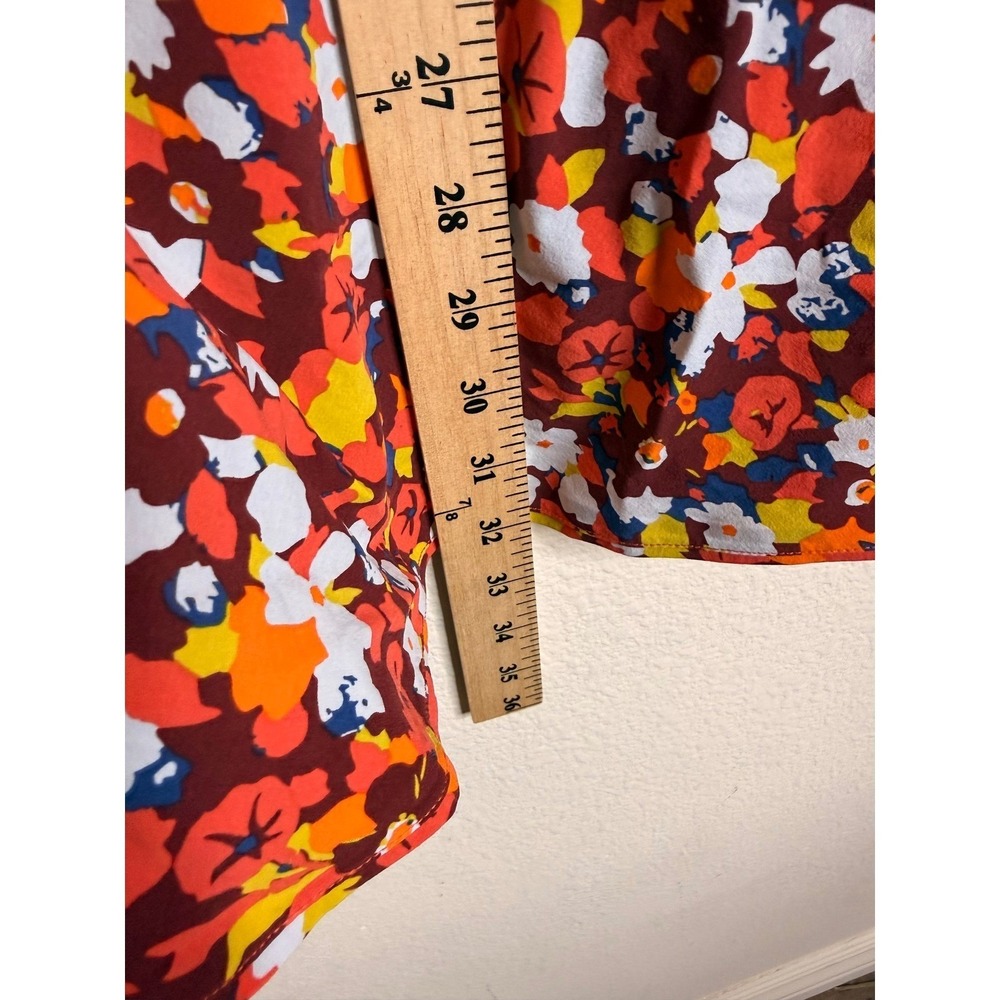 Outdoor Voices The Exercise Dress Small Paprika Blooms Orange Floral Athleisure - Picture 5 of 7